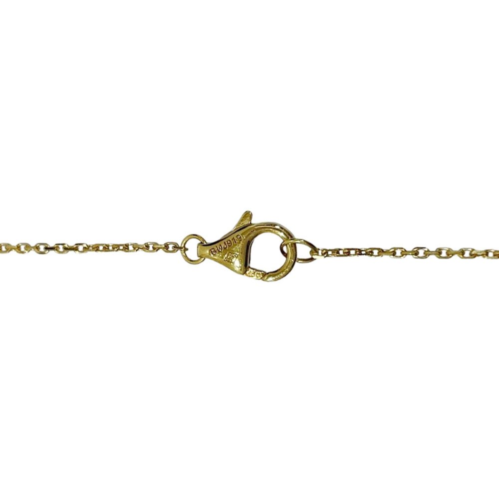 CARTIER K18YG Diamond Necklace Amulet XS de Cartier Chrysoprase Women's 20485519 - Picture 4 of 7
